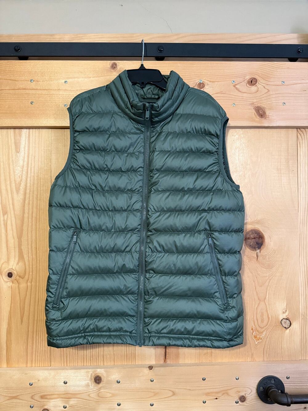 Quince Puffer Vest Packable Down Lightweight Hunter Green Size L